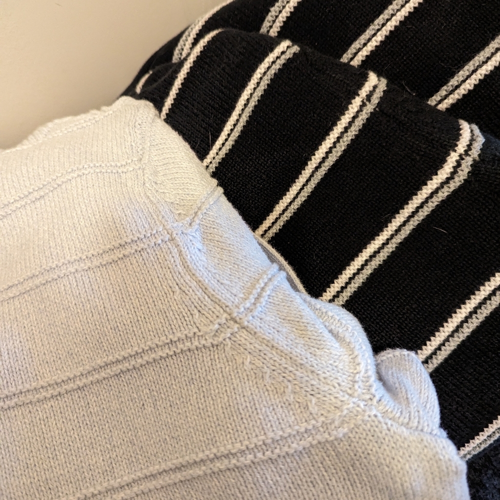 Two 3/4 sleeve sweaters from reitmans size M